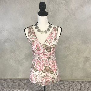 At Last & Company sleeveless blouse